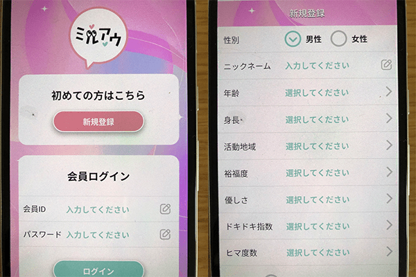 登録の流れ